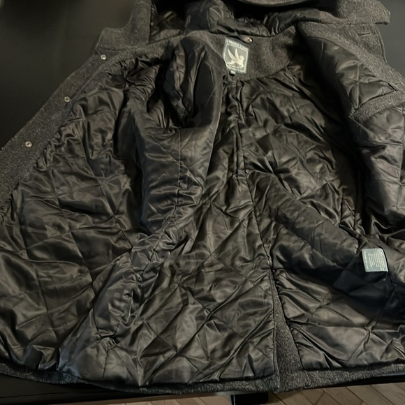 I. Spiewak & Sons Charcoal Gray wool blend Coat - Picture 10 of 11